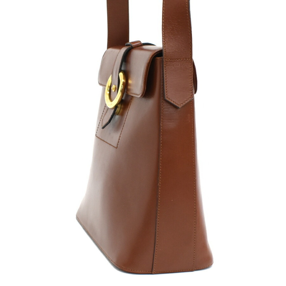 Christian Dior Crossbody Shoulder Bag Brown Leather - Picture 2 of 9